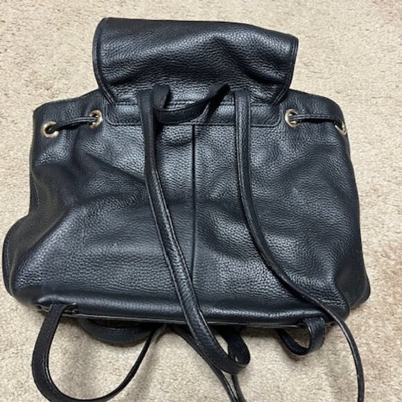 Kate Spade Mulberry Street Small Breezy Black Pebbled Flap Leather Backpack main image 12